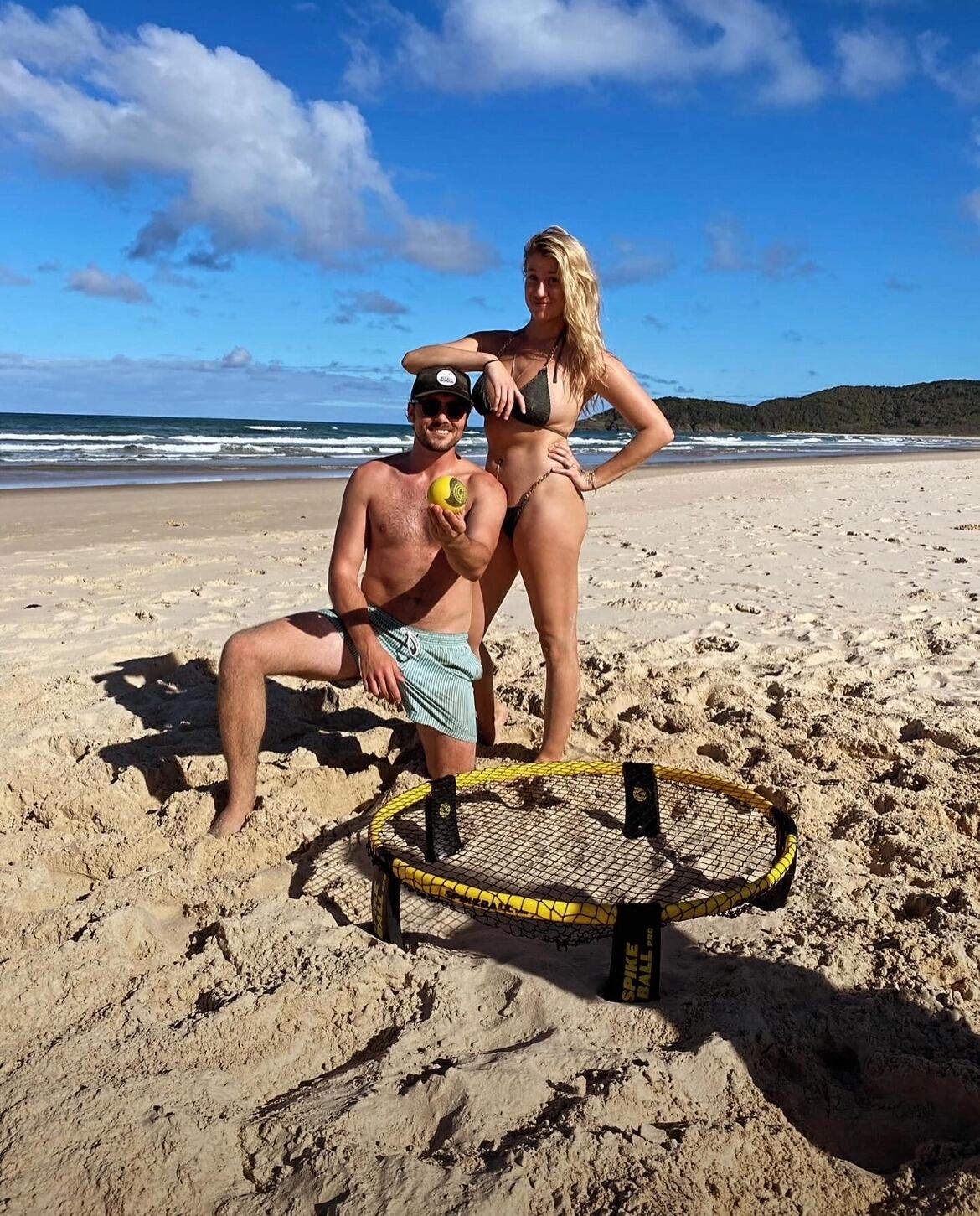 Spike ball champions of the Beer-lympics