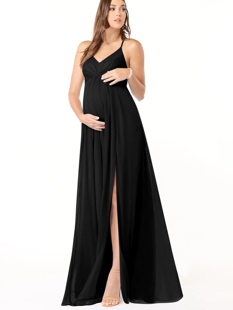 Best Maternity Bridesmaid Dresses Black Satin More