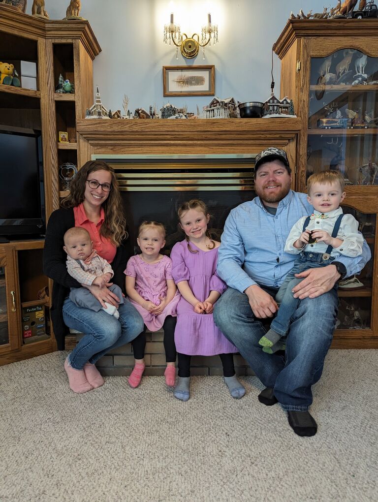 Our fourth and final blessing, Lennox, arrived, and our family became six