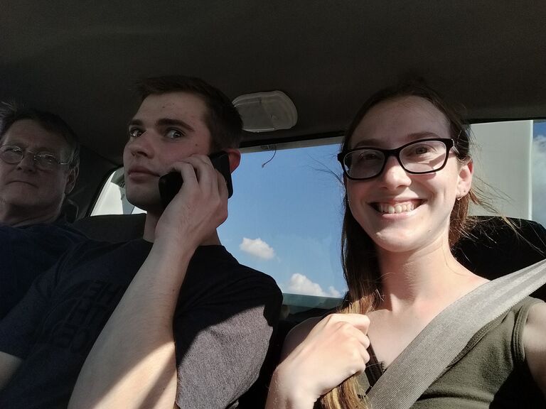First time going to Mammoth Cave NP and we got into a car accident (Not our Fault).