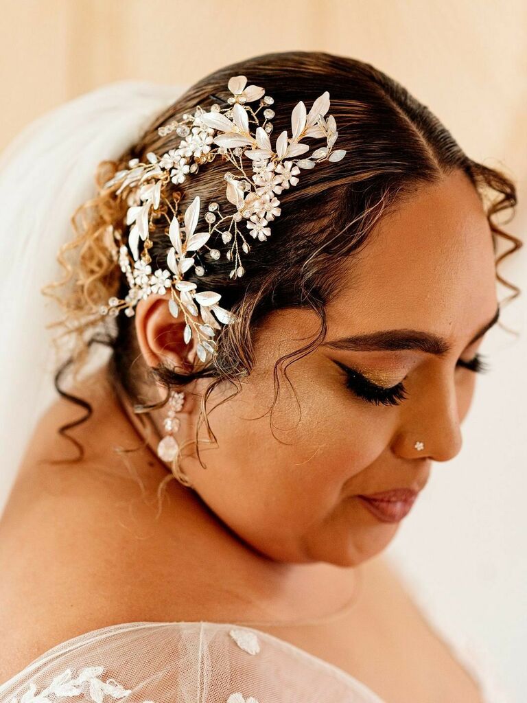 QUEOUNR Pearl Hair Pins, 5PCS Bridal Hair Clips Decorative Wedding Hair  Accessories Silver Head-piece for Brides Bridesmaid Prom Women Girls,H30