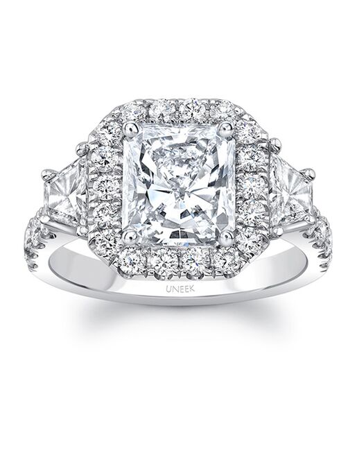 Uneek Fine Jewelry LVS1008RAD Engagement Ring | The Knot