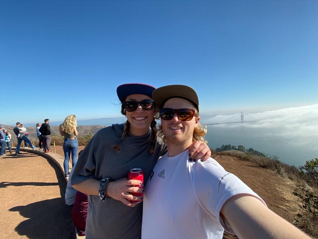 In November of 2019, Sam and Hannah moved out to San Francisco! They lived right downtown and were able to explore the city, hike, and bike.... until covid.