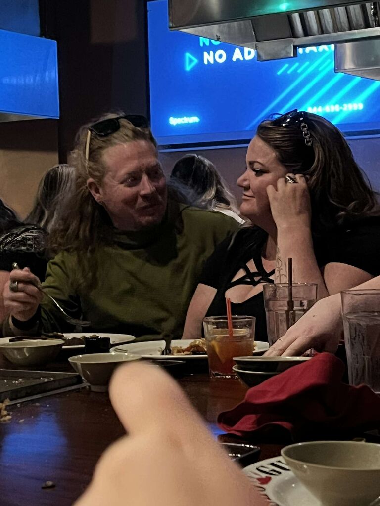 Christy invited Andrew to come to celebrate her grandmother's birthday at Shogun Hibachi. He met some of her family. He survived the mission.