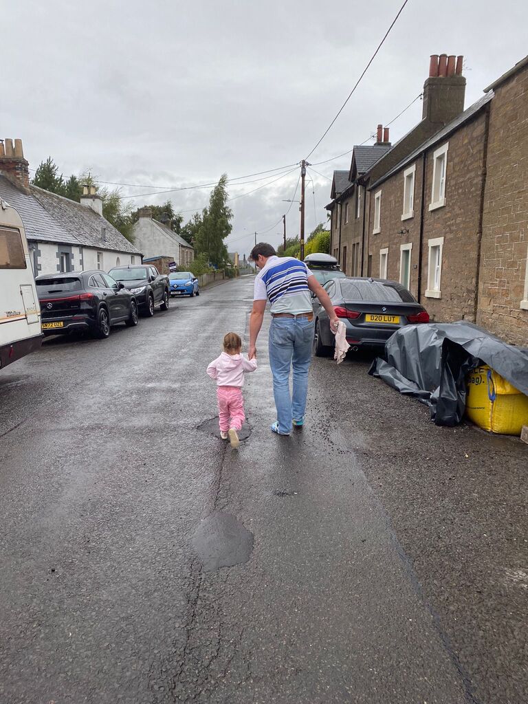 Uncle Gib came home!