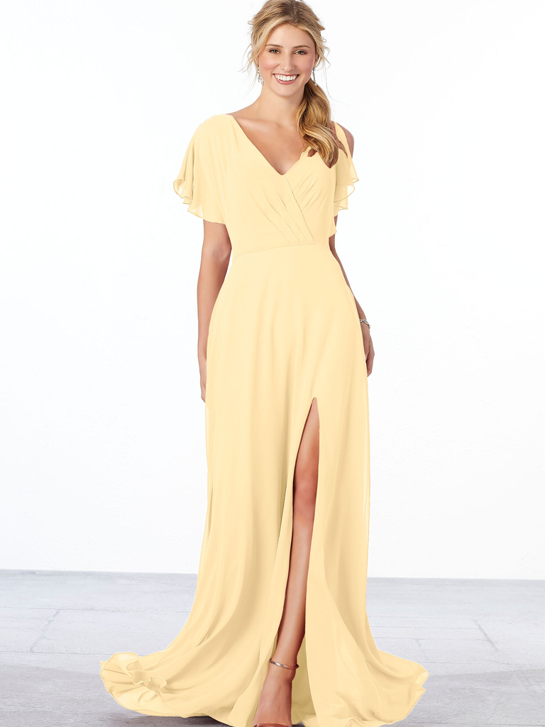 Cause for Commotion Golden Yellow Pleated Bustier Maxi Dress