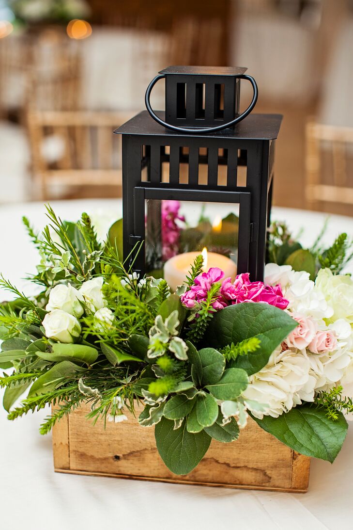 Black Lantern Centerpiece With Fresh Greenery   359a554a 124d 11e4 843f 22000aa61a3e~rs 729.h