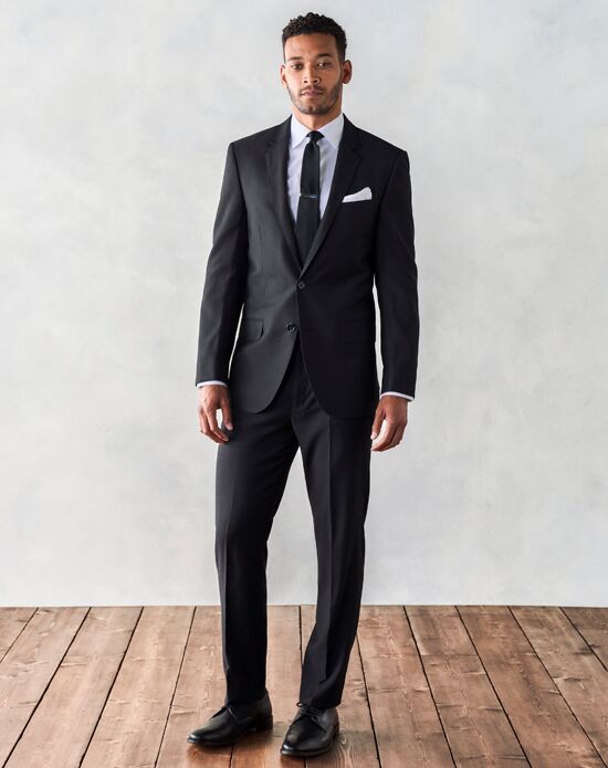 The Black Tux Black Suit Wedding Tuxedo | The Knot