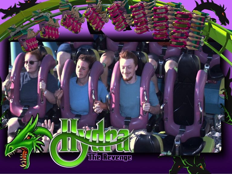 Can't you tell they both love roller coasters?