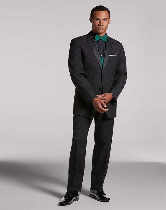 MEN S WEARHOUSE Joseph Feiss Black Notch Lapel Tuxedo Wedding Tuxedo The Knot