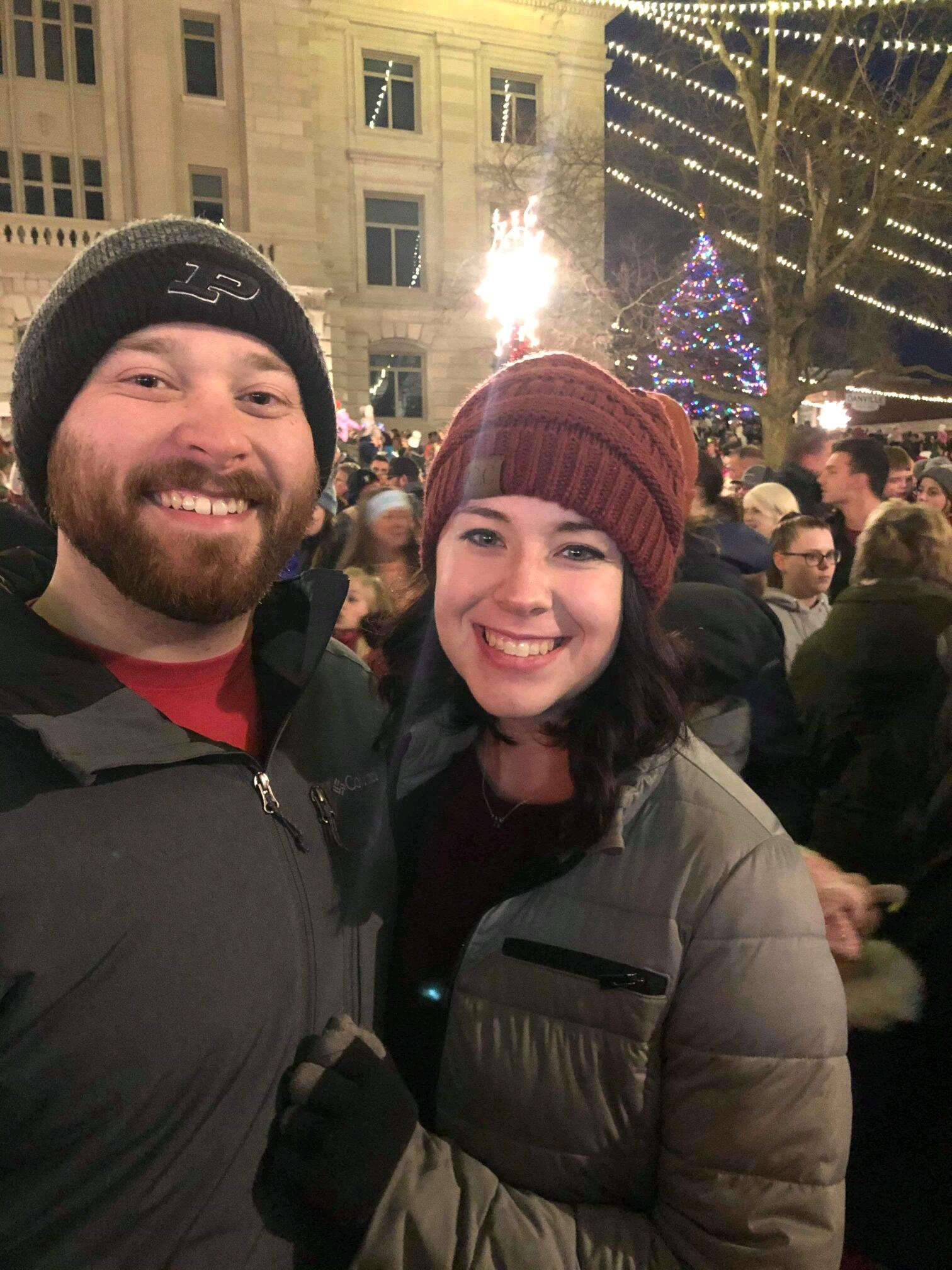 Danville Square Christmas Lighting ❄