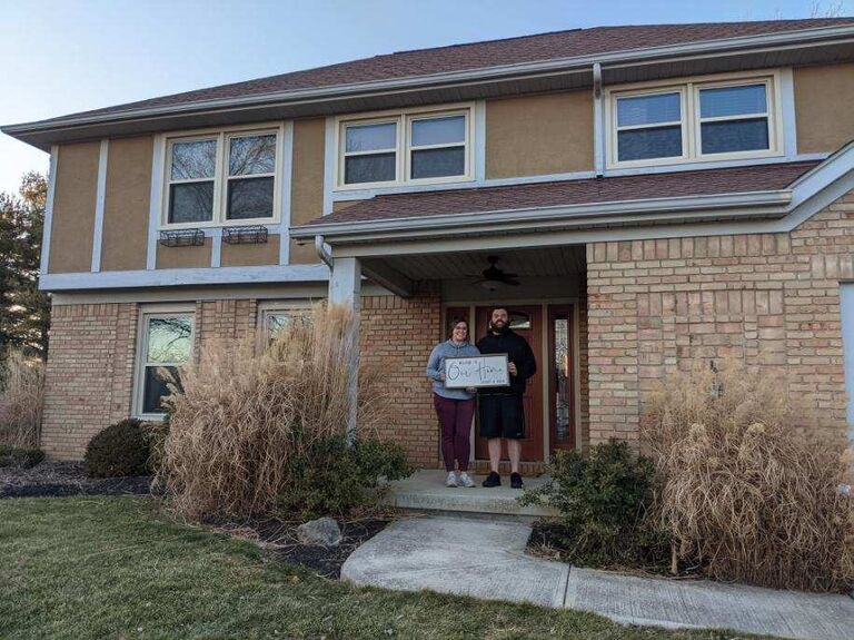 Bought our first home together in Pickerington. 