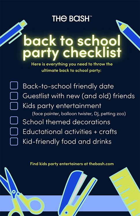 back to school party printables