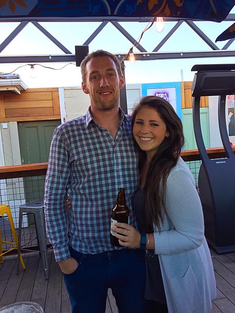 First photo together as a couple! We met in August 2016 and made things official in December 2016.