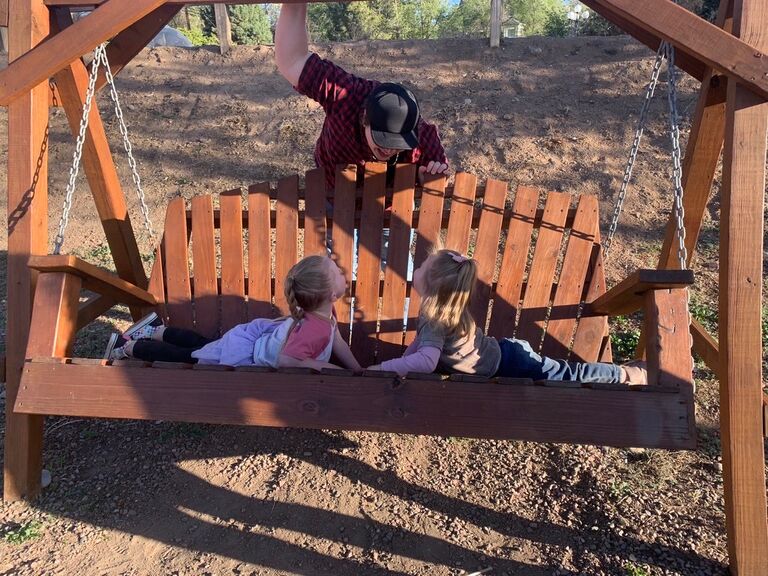 Lindsay's nieces & nephews think "Uncle Gosh" is the thrill of a lifetime!