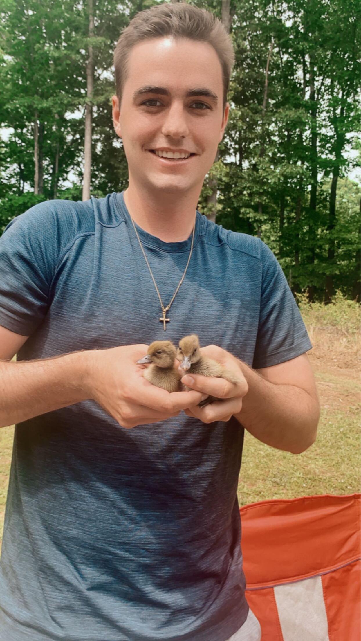 The quarantine pets of the future Gravelys during covid: Nugget and Lulu.