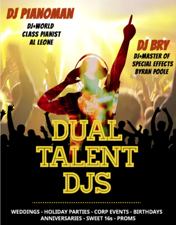 DUAL TALENT DJS / feat. DJ Pianoman & DJ BRY - DJ - Branford, CT - Hero Main