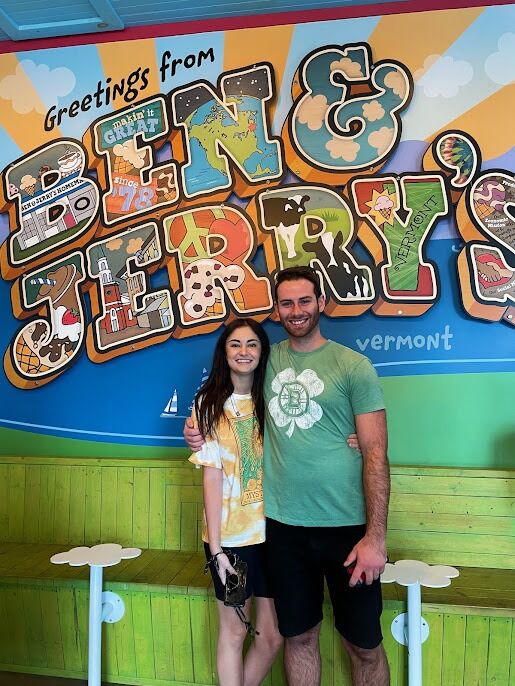 Ben & Jerry's factory in Vermont!
