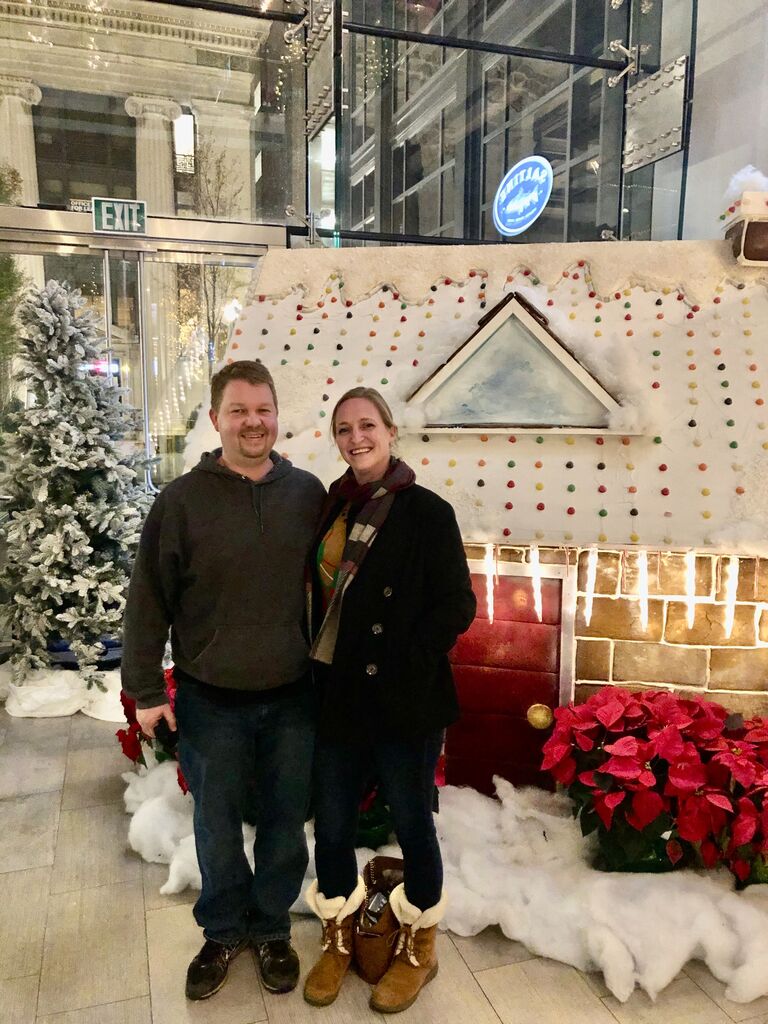 Downtown Norfolk for Our First Christmas