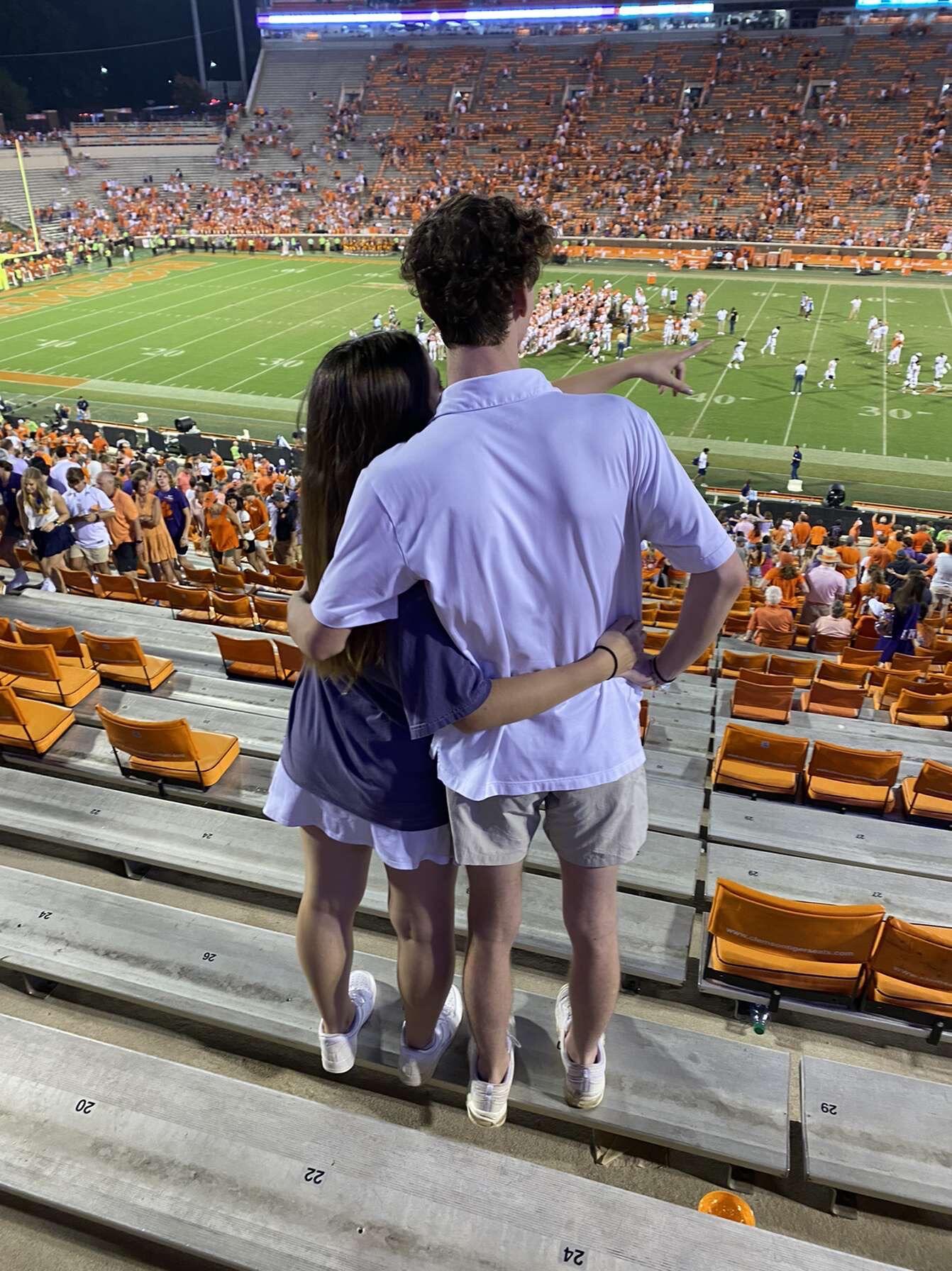 Connor finally made it to his first game in Death Valley! The tigers gave Mabrey a scare but ultimately beat the Yellow Jackets 14-8.