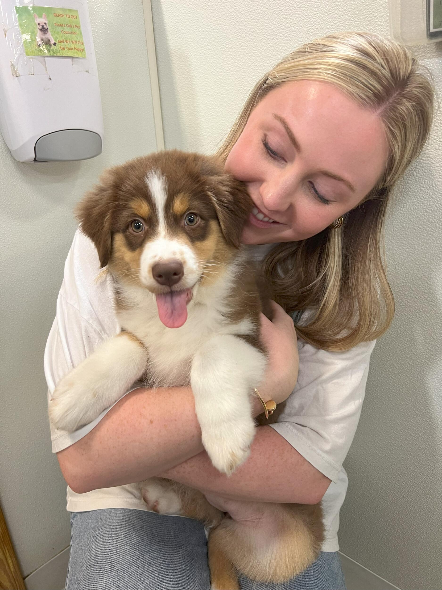 Ash and Andrew played with a ton of puppies and even picked a name! Puppy debut coming post-wedding