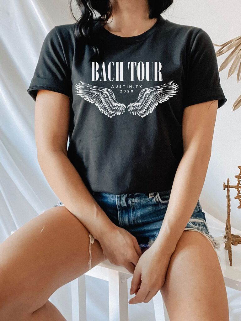 Bach tour cropped bachelorette party shirts