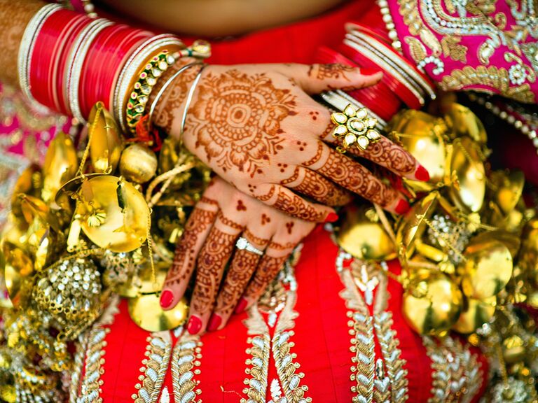 Intricate wedding hand henna tattoo by Photographick Studios