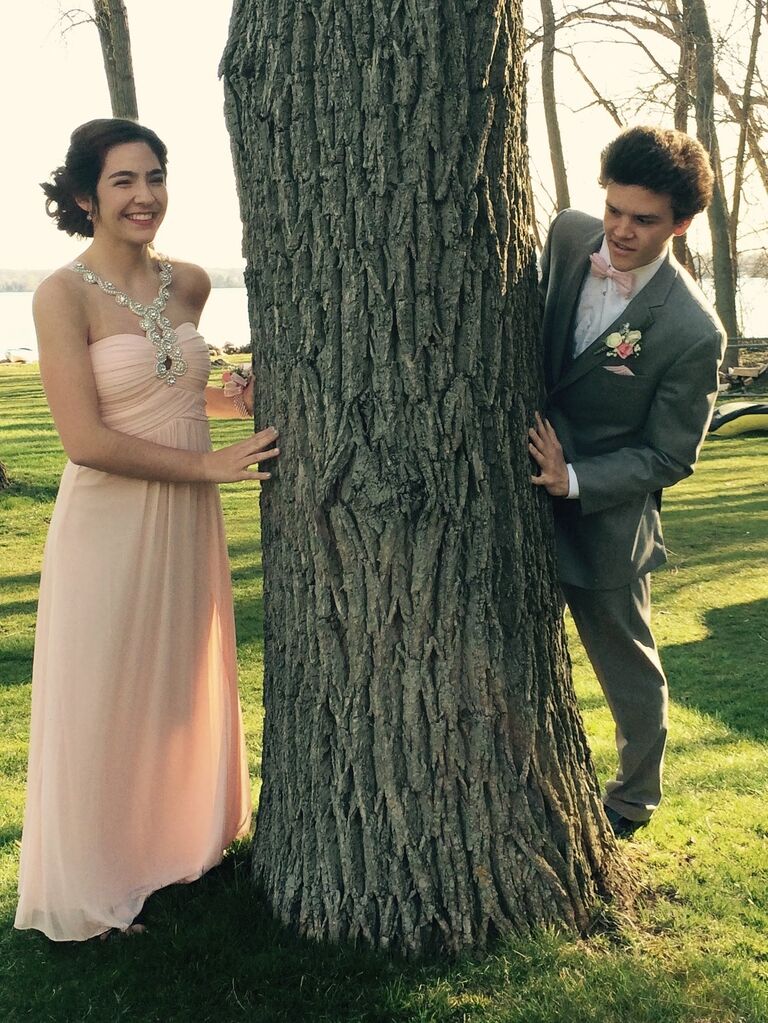 It all started Junior year! We had been talking for a few months, but officially started dating the day after Junior year prom... I guess you could say the rest is history! 