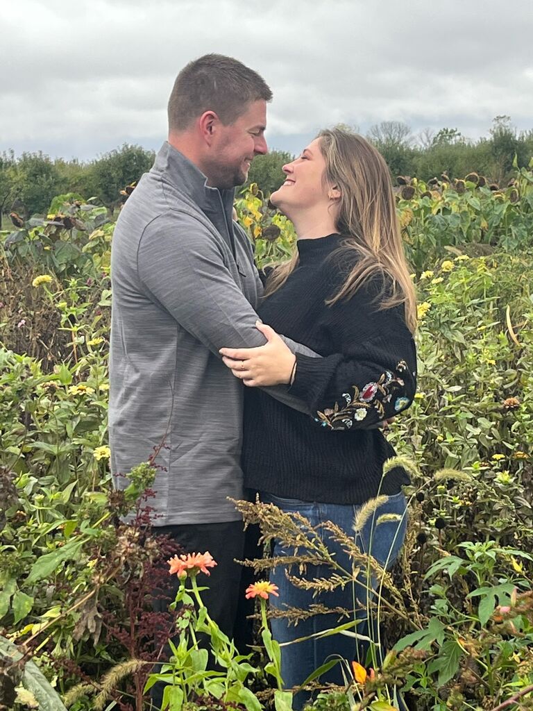 Our first real pictures together. Allie's sister Lyndsey did a great job! 