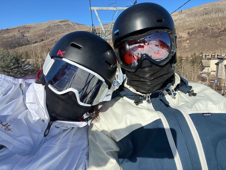 Jay's first time skiing! (and Jenna's first concussion)