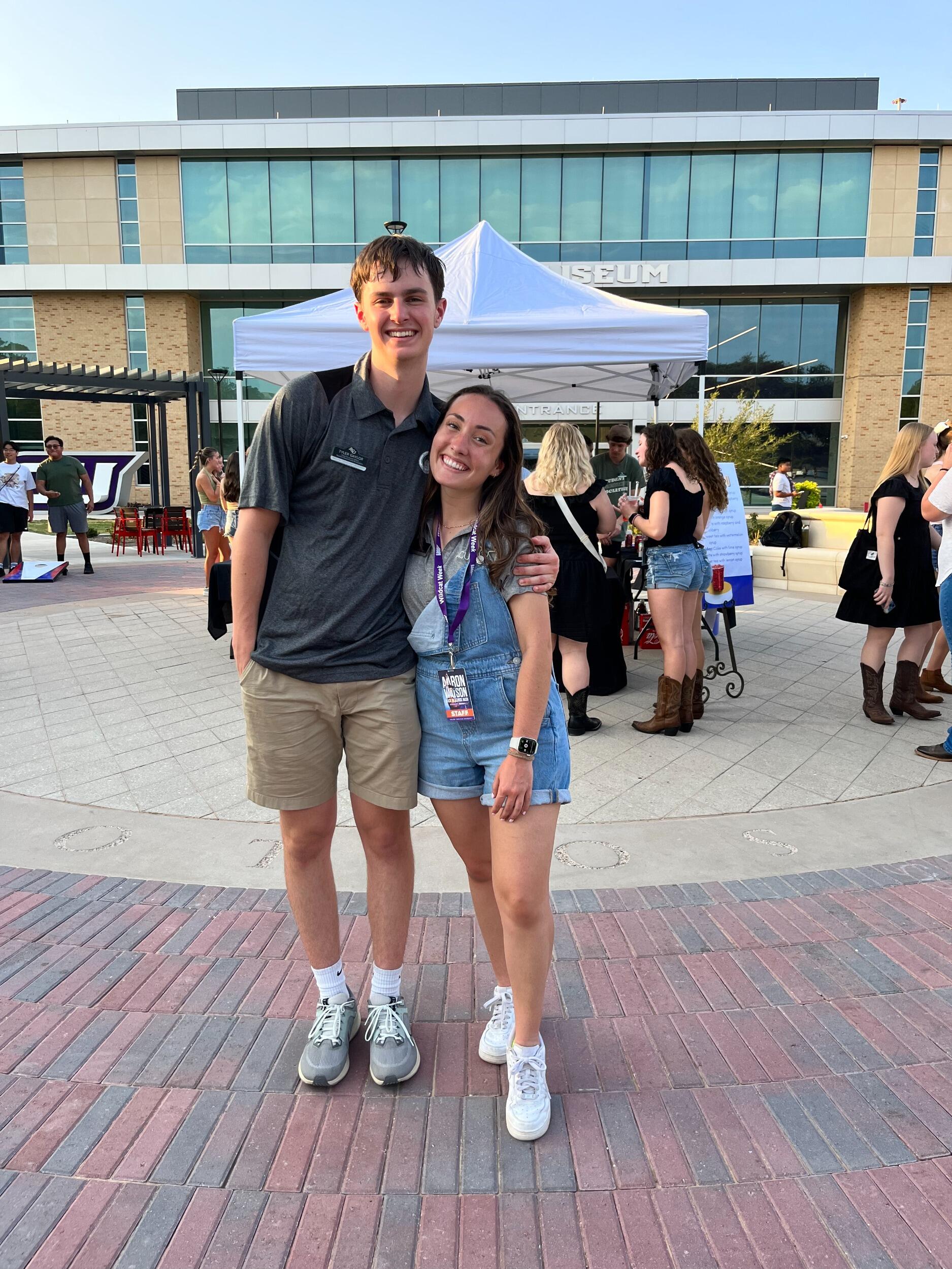 Wildcat Week of Alli's senior year, and Tyler's junior year. Their last year of college together! This marks one year of them knowing each other.