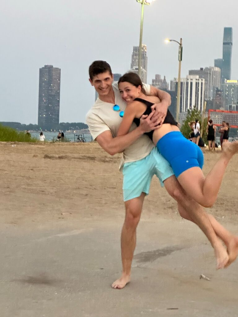 Another summer spent playing volleyball at the beach.