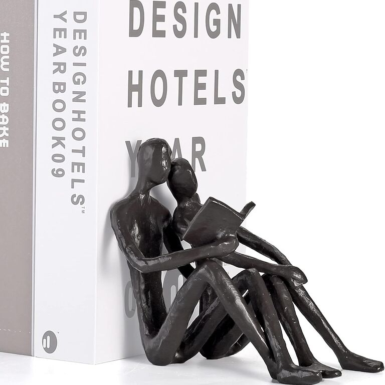 Cast iron figure bookend anniversary gift from Amazon