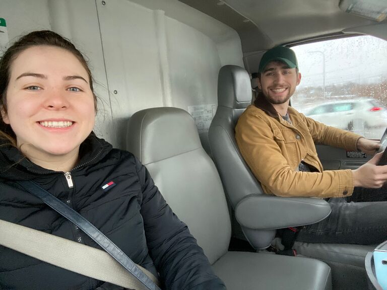 We moved to a new place.