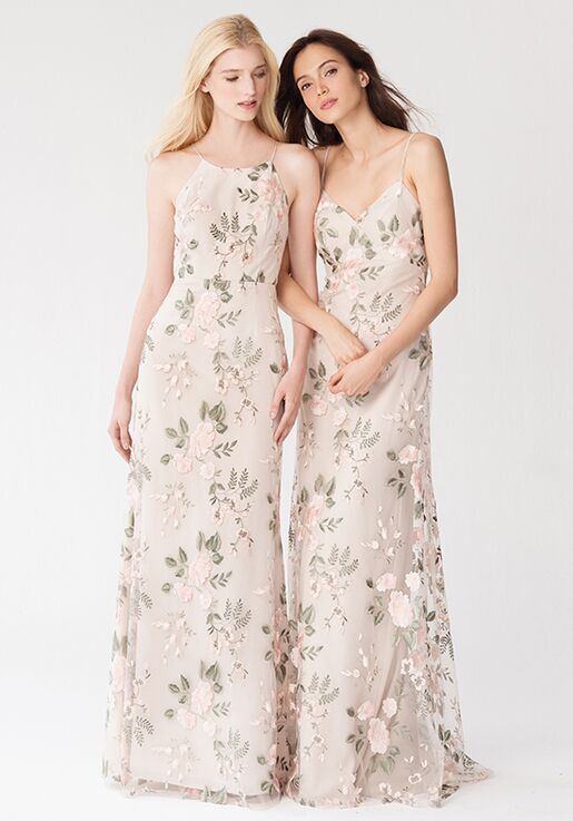 Jenny Yoo Collection (Maids) Claire {Blush Sand Dune} 1765 Bridesmaid