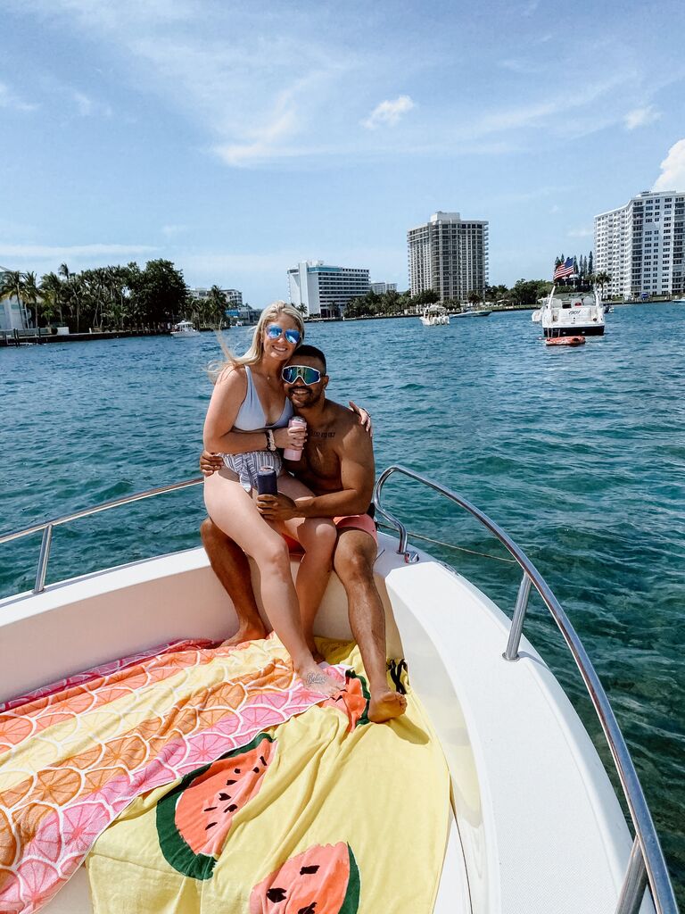 Our first time going to Lake Boca together