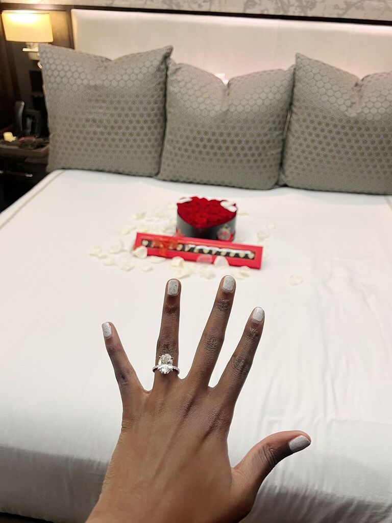 Chiney Ogwumike's engagement ring