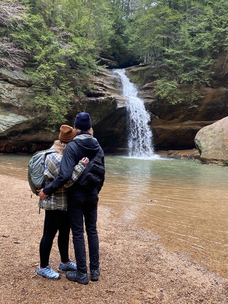 Celebrating our first year anniversary at Hocking Hills!
