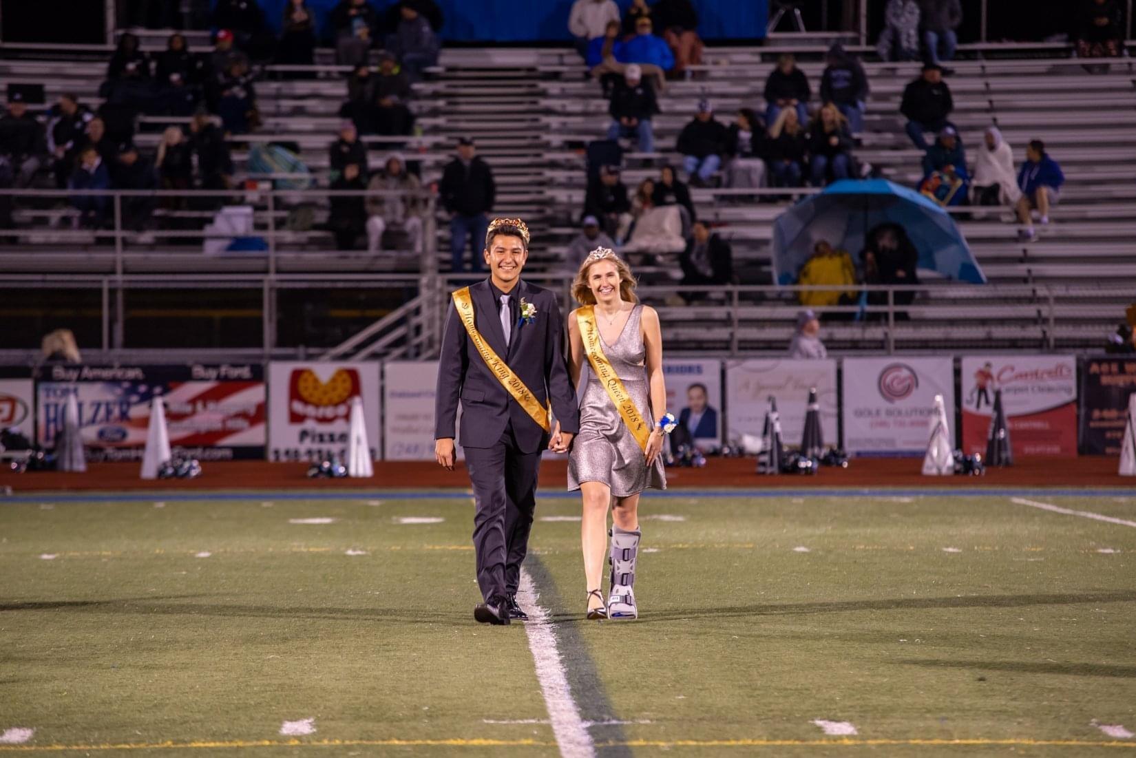 Brandon and Carley were voted Walled Lake Western senior class’s homecoming king and queen!!
