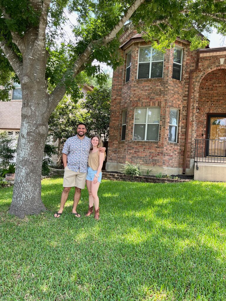 We bought our first house in San Antonio, TX!
