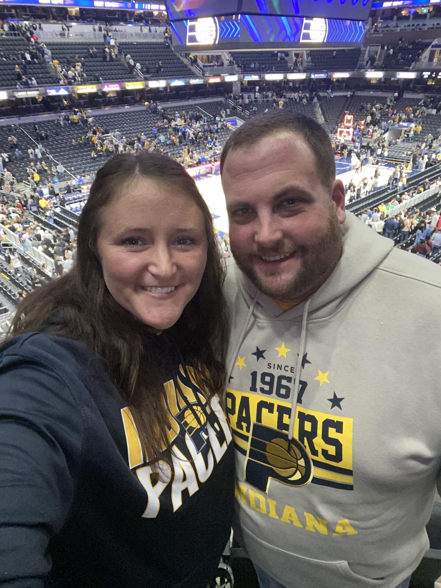 First Pacers game together!