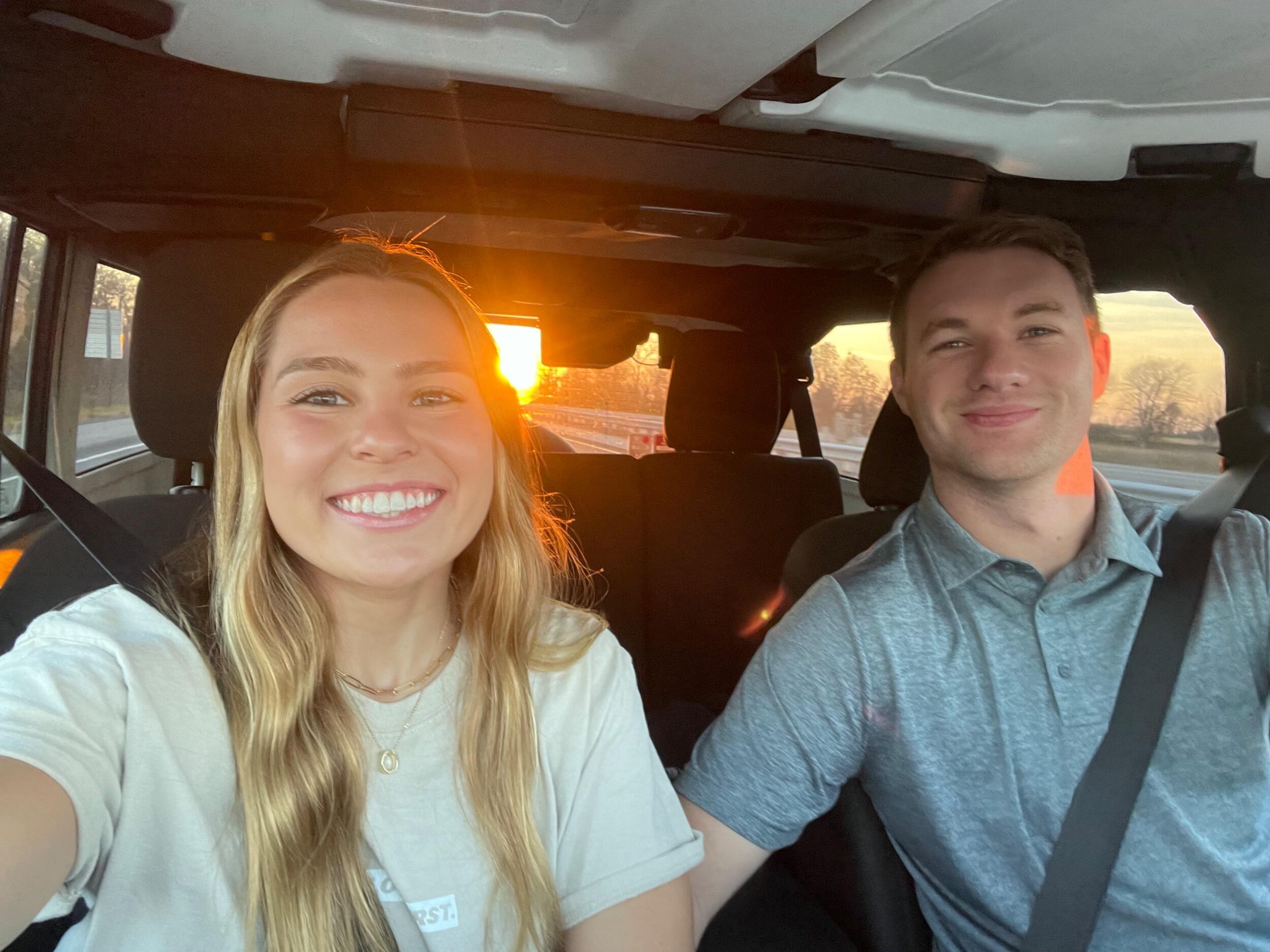 On our way to a Brandon Lake concert! We LOVE Brandon Lake and have been to as many of his concerts as we can get to! 