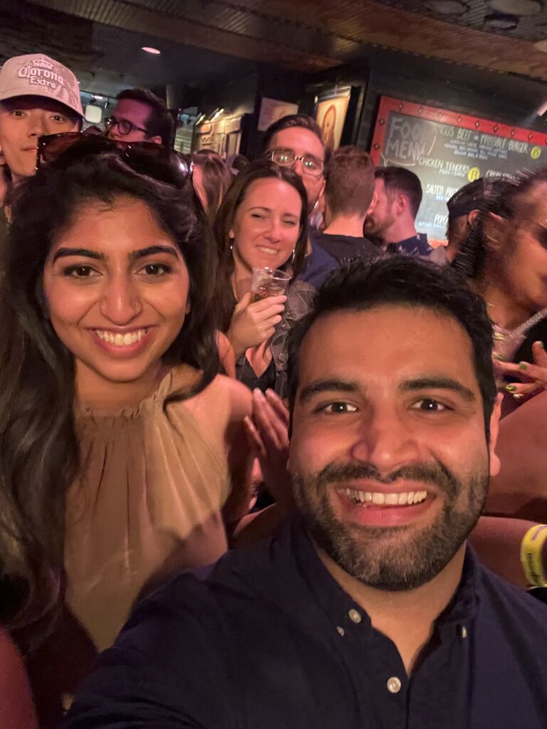 Weekend of first date at the the T-Pain concert 