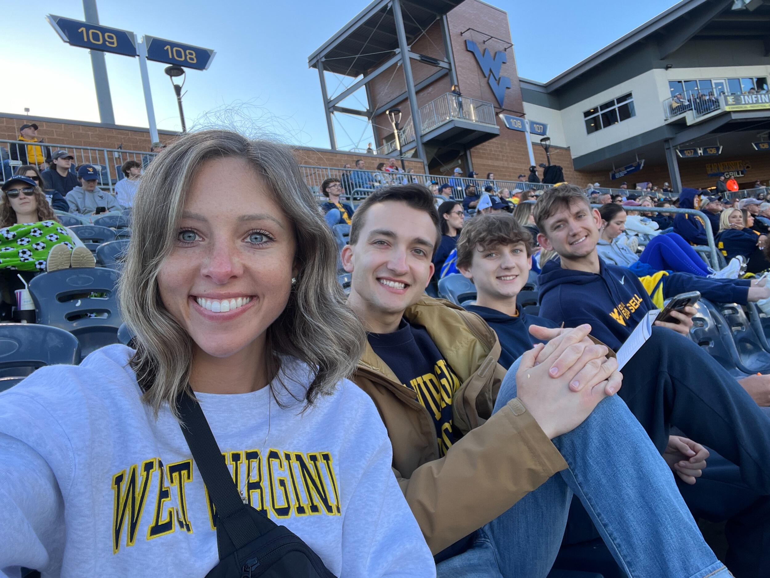 One of many WVU home baseball games attended 