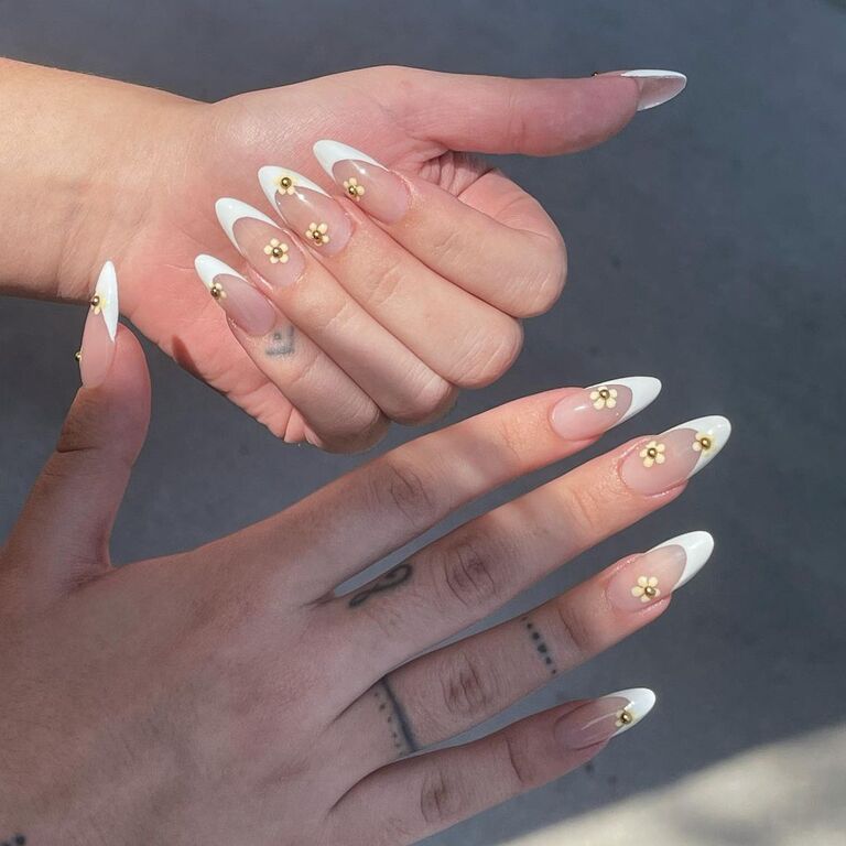 31 French Tip Wedding Nail Ideas From Classic To Glam