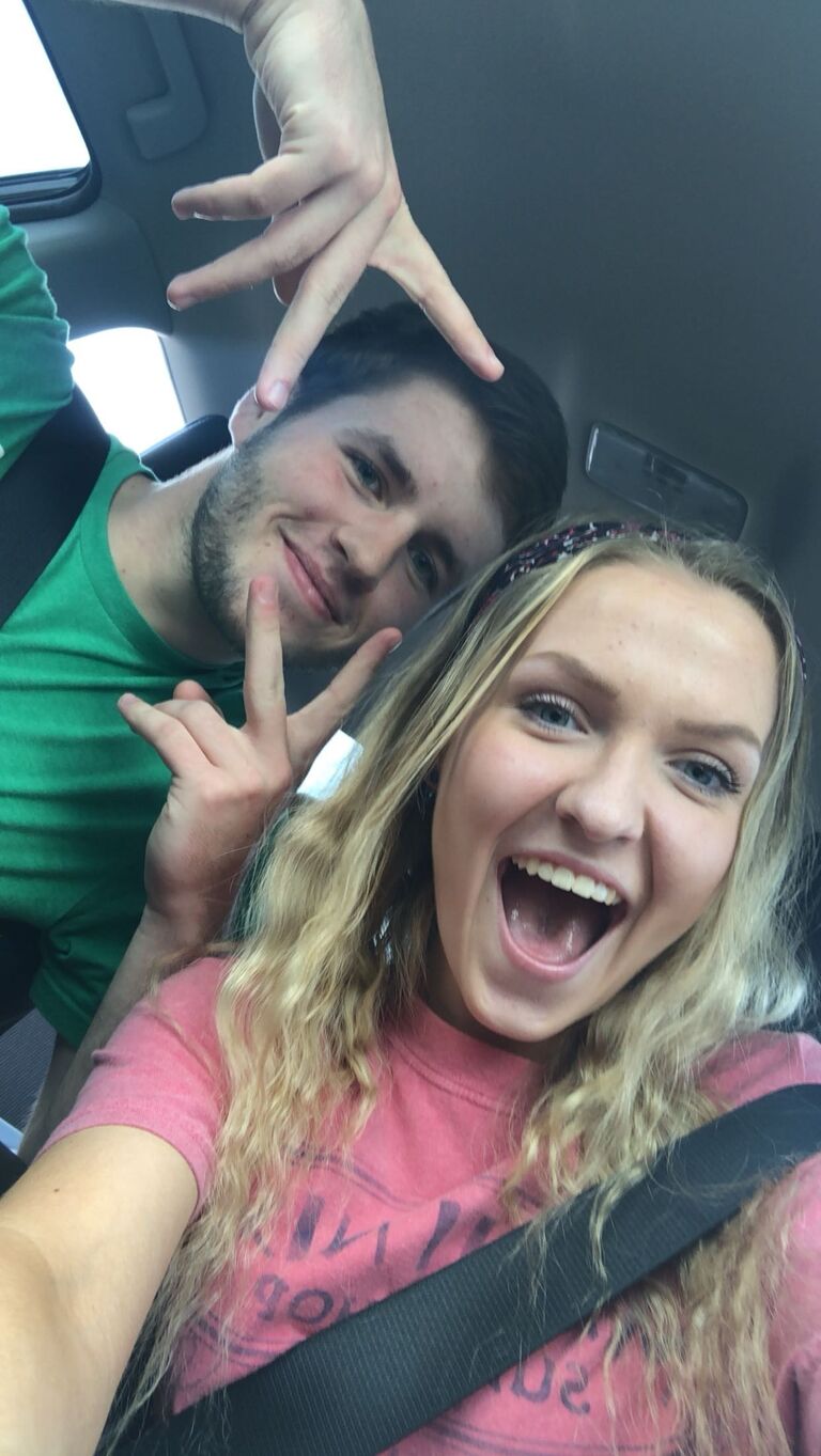 The summer we started falling in love and our last date before our Senior Year 