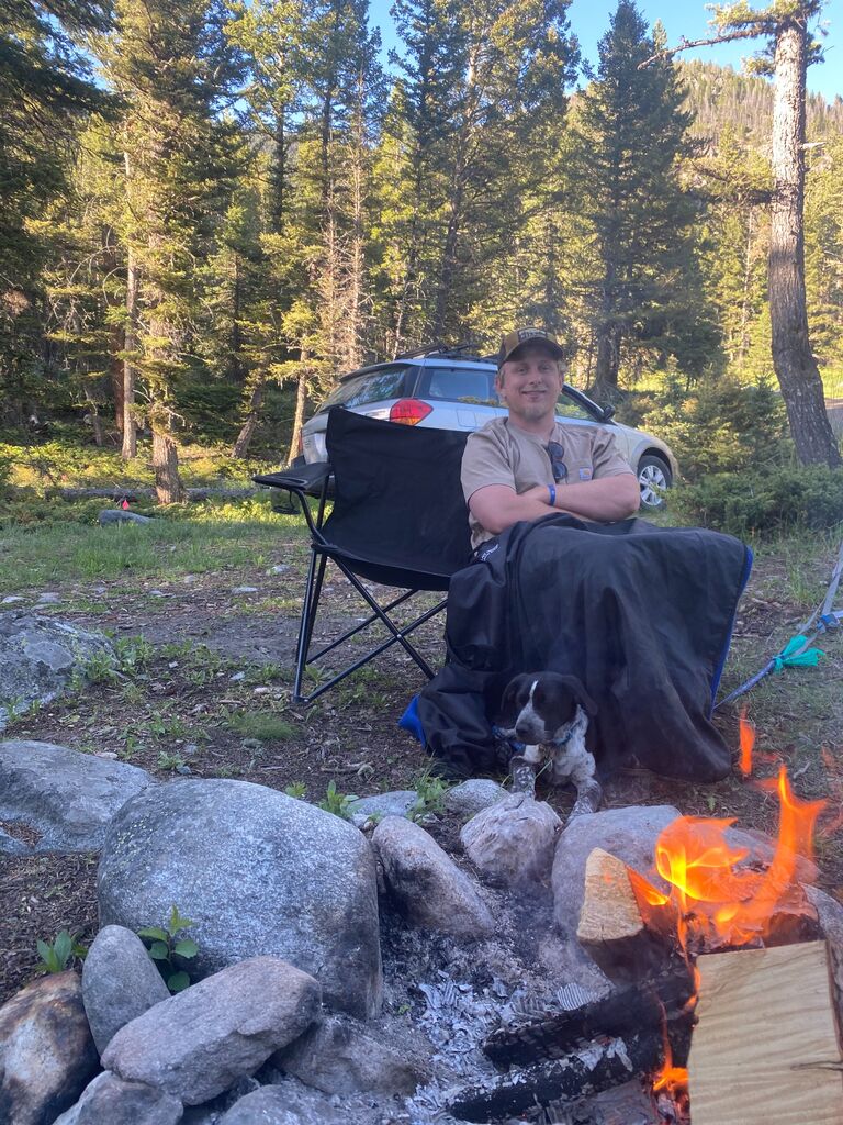 Cash's first camping trip