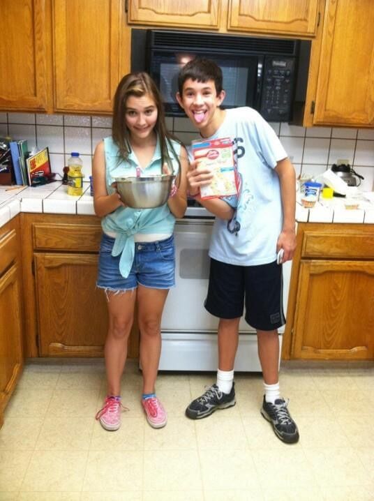 They also spent so much time baking at Emily's moms house.