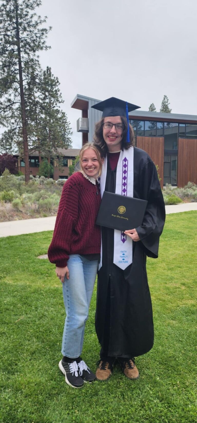 Not long after that, Aidan graduated from Oregon State University in December! We watched him receive his Bachelor's that summer :) *I just realized that we graduated exactly one year apart from each other!* (Crazy!)