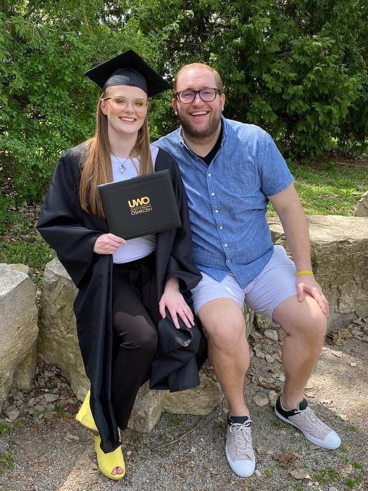 Marni graduated from University of Wisconsin Oshkosh with an undergraduate degree in Medical Technology with minors in both Chemistry and Criminal Justice. It was a fun day of celebration for her accomplishment. 